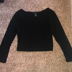 Forever 21 Long Sleeve Crop Top